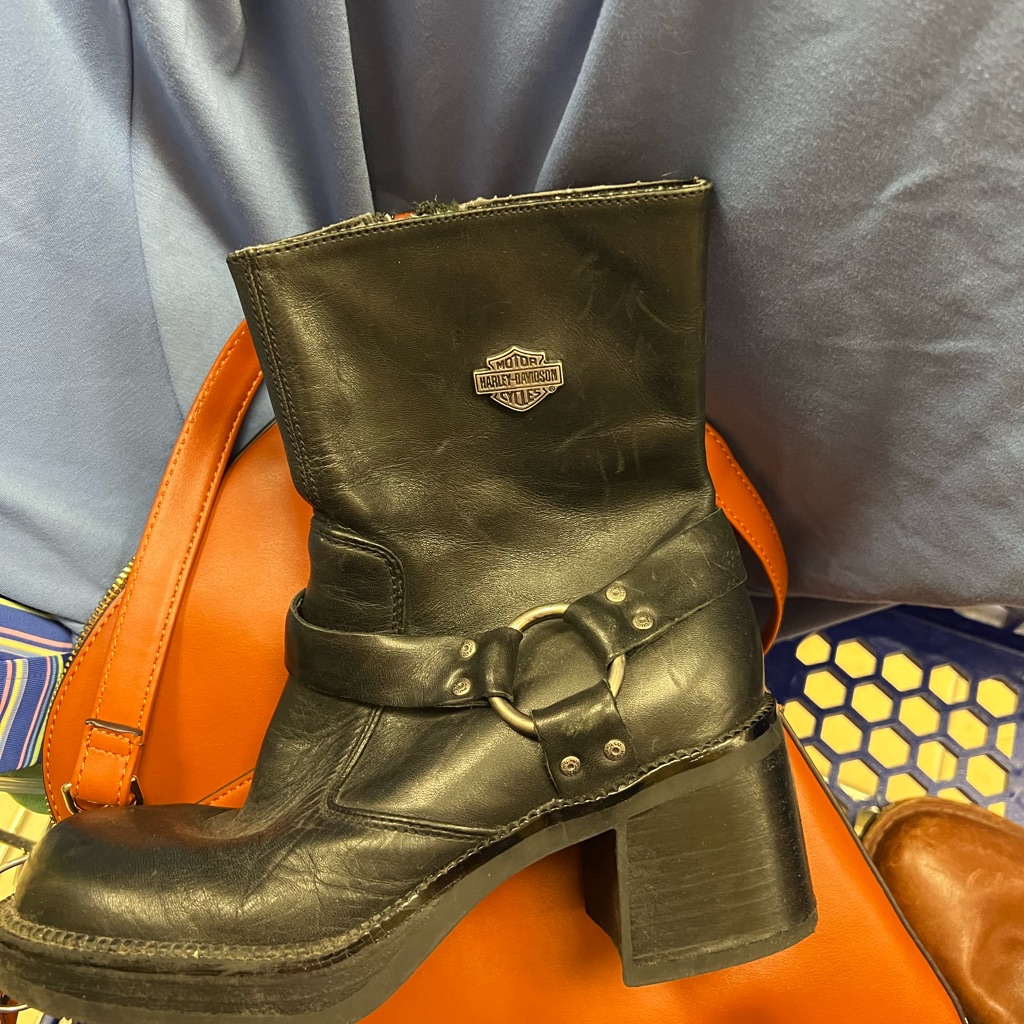 Harley-Davidson Women's Black Moto Boots